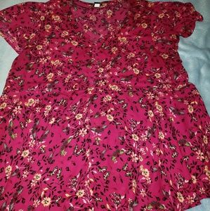 Torrid butterfly top size 3